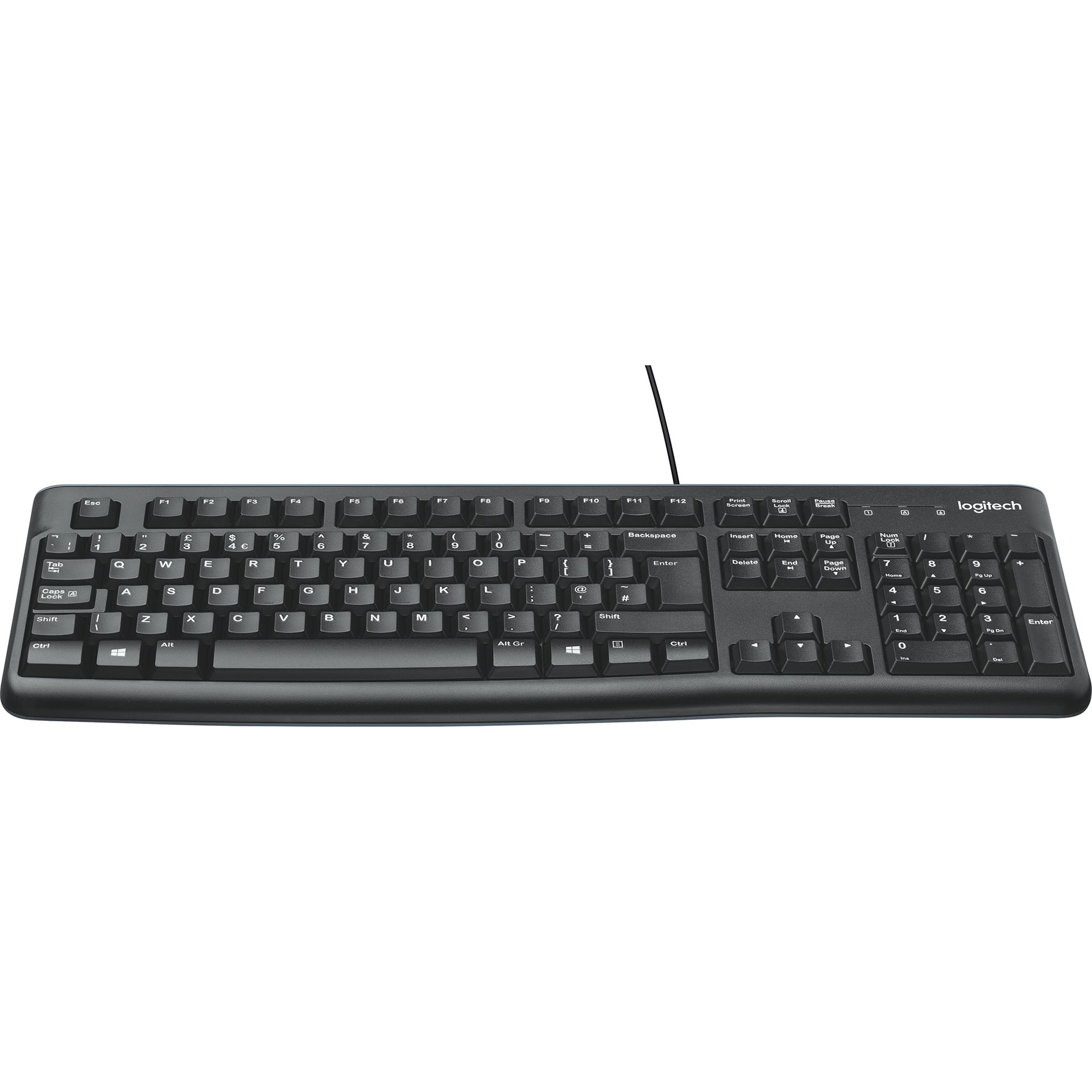 Tastatur K120 3x18x47cm USB schwarz