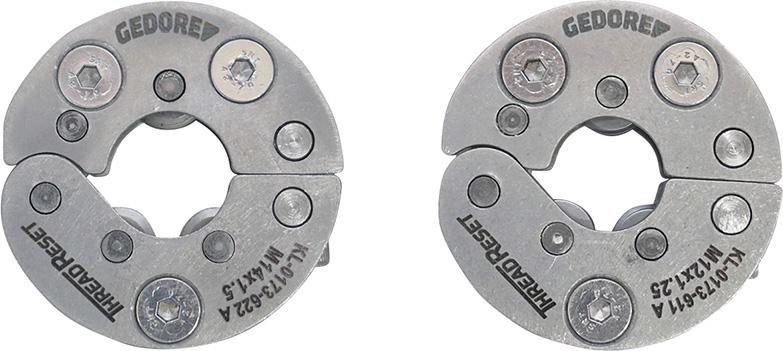 Gewinde-Rückformwerkzeug M12x1,25 + M14x1,5 Gedore