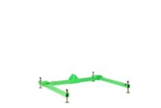 3M™ DBI-SALA® 3-teilige Davitbasis für beengte Räume lang, hohe Kapazität, 8000105