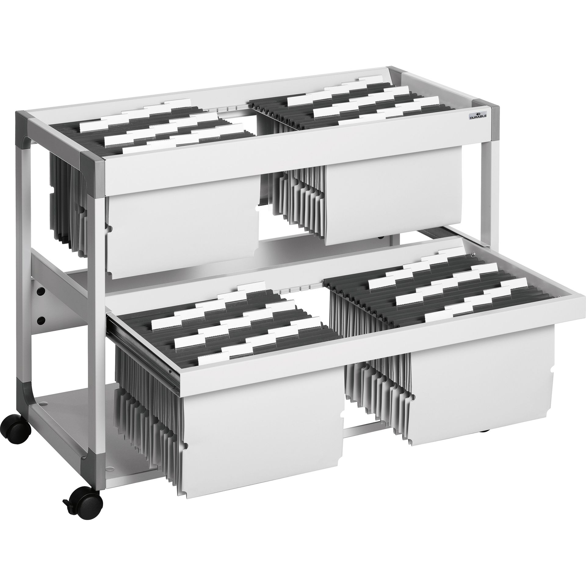 Hängemappenwagen TROLLEY 200 MULTI DUO lichtgrau