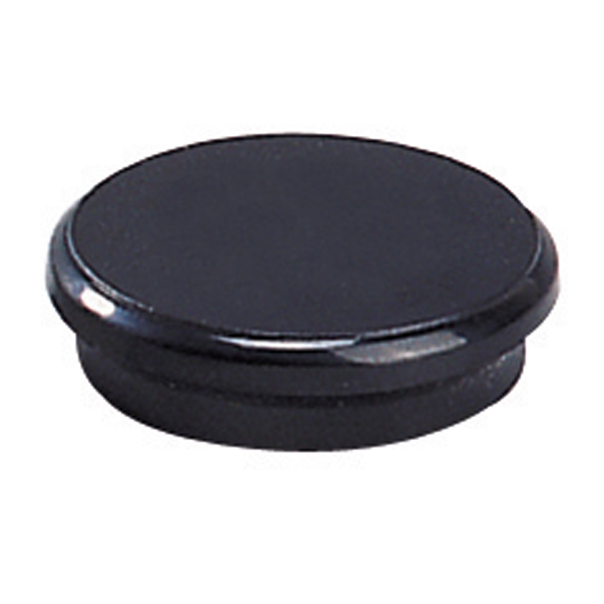 Haftmagnet 24mm schwarz 10 St./Pack.