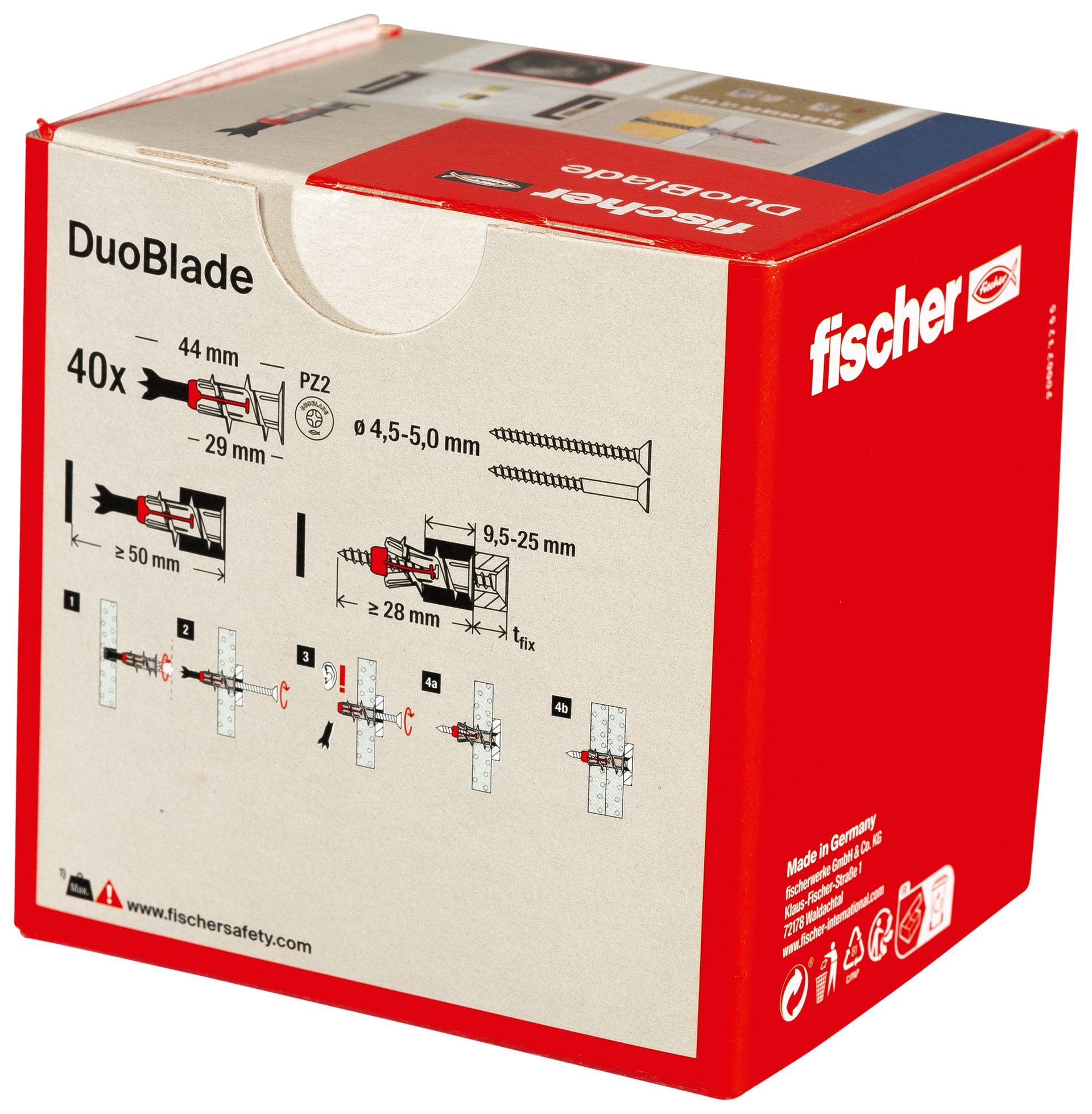 FISCHER Gipskartondübel DUOBLADE