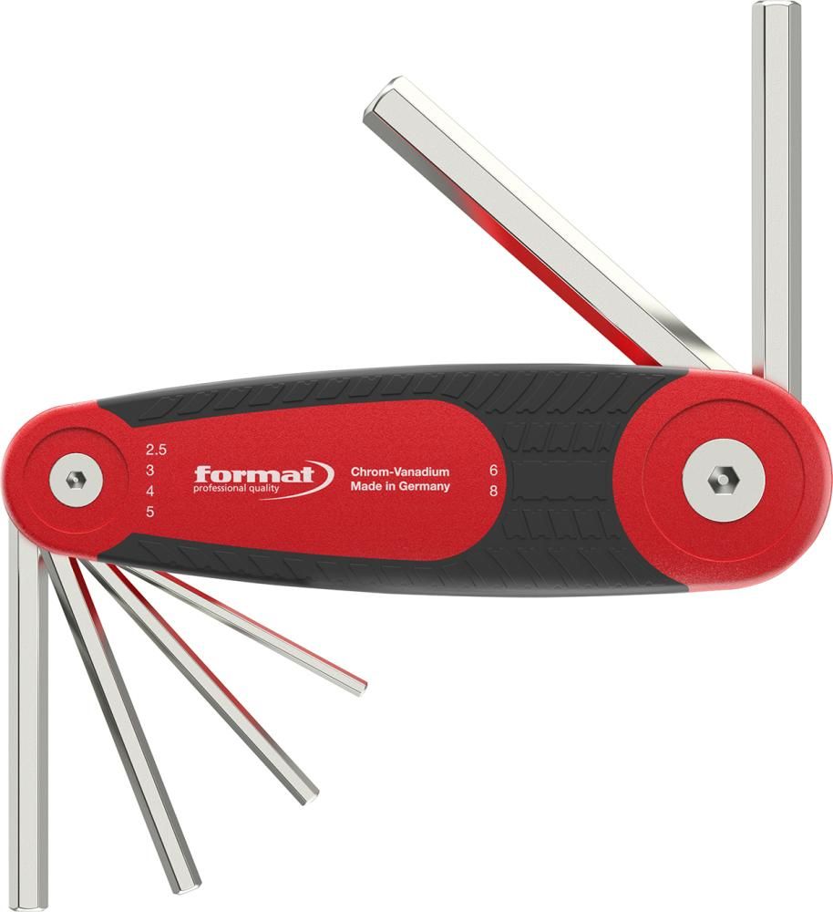 Handklapphalter 6-teilig 2,5-8mm FORMAT