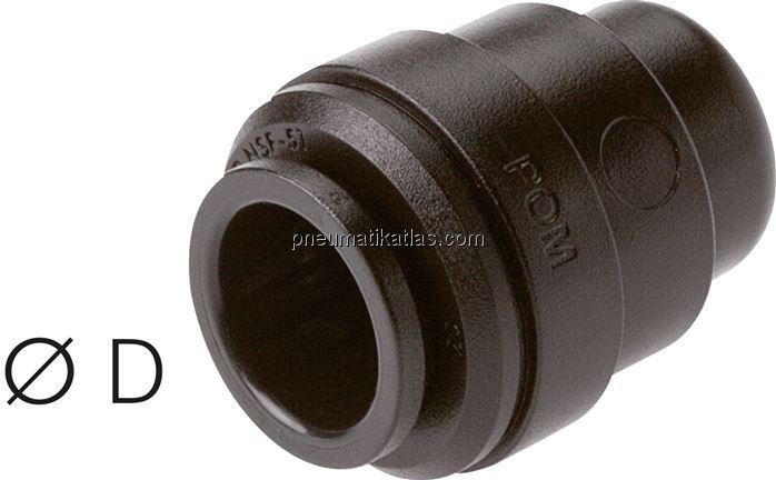 Verschlusskappe für 12mm Schläuche, IQS-FDA
