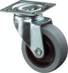 Lenkrolle 80mm,A200 Platte,Gummirad,GL A200.A80.080 BS ROLLEN