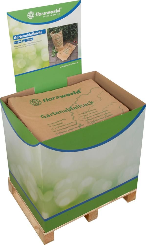 Gartenabfallsack PapierClassic FWDisplay eschaffungsartikel