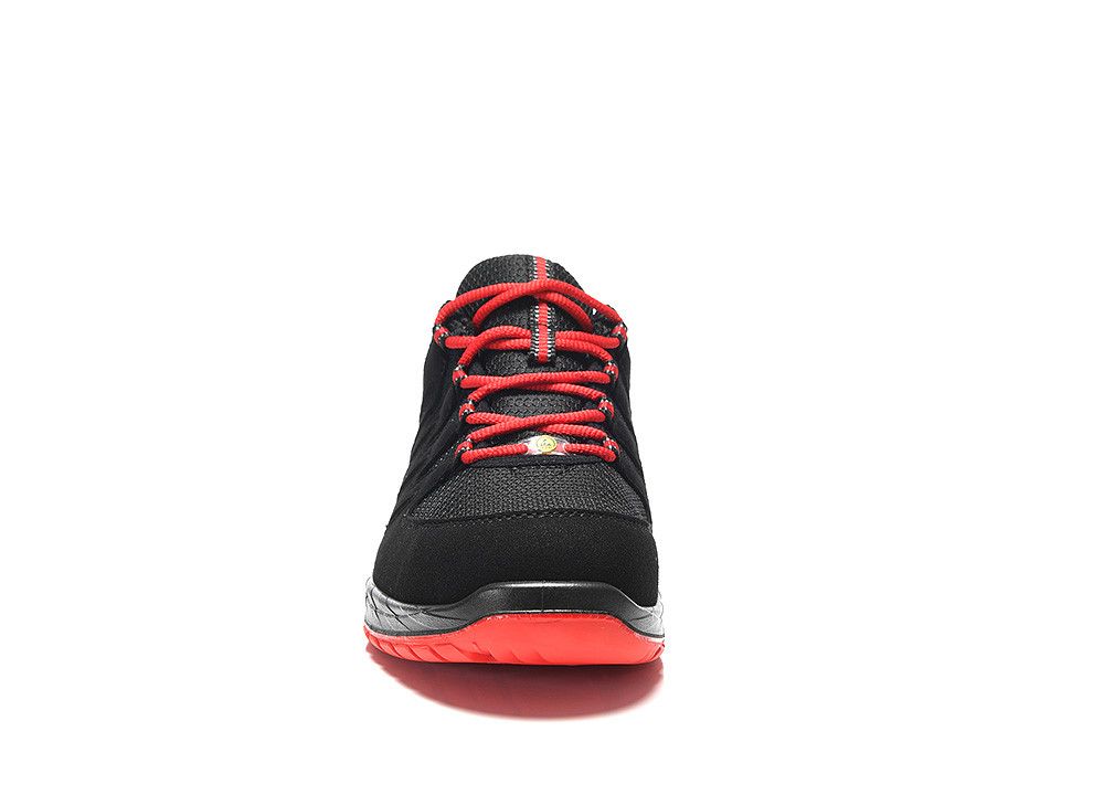 ELTEN Sicherheitshalbschuh MADDOX W black-red Low ESD S3S, Gr. 40