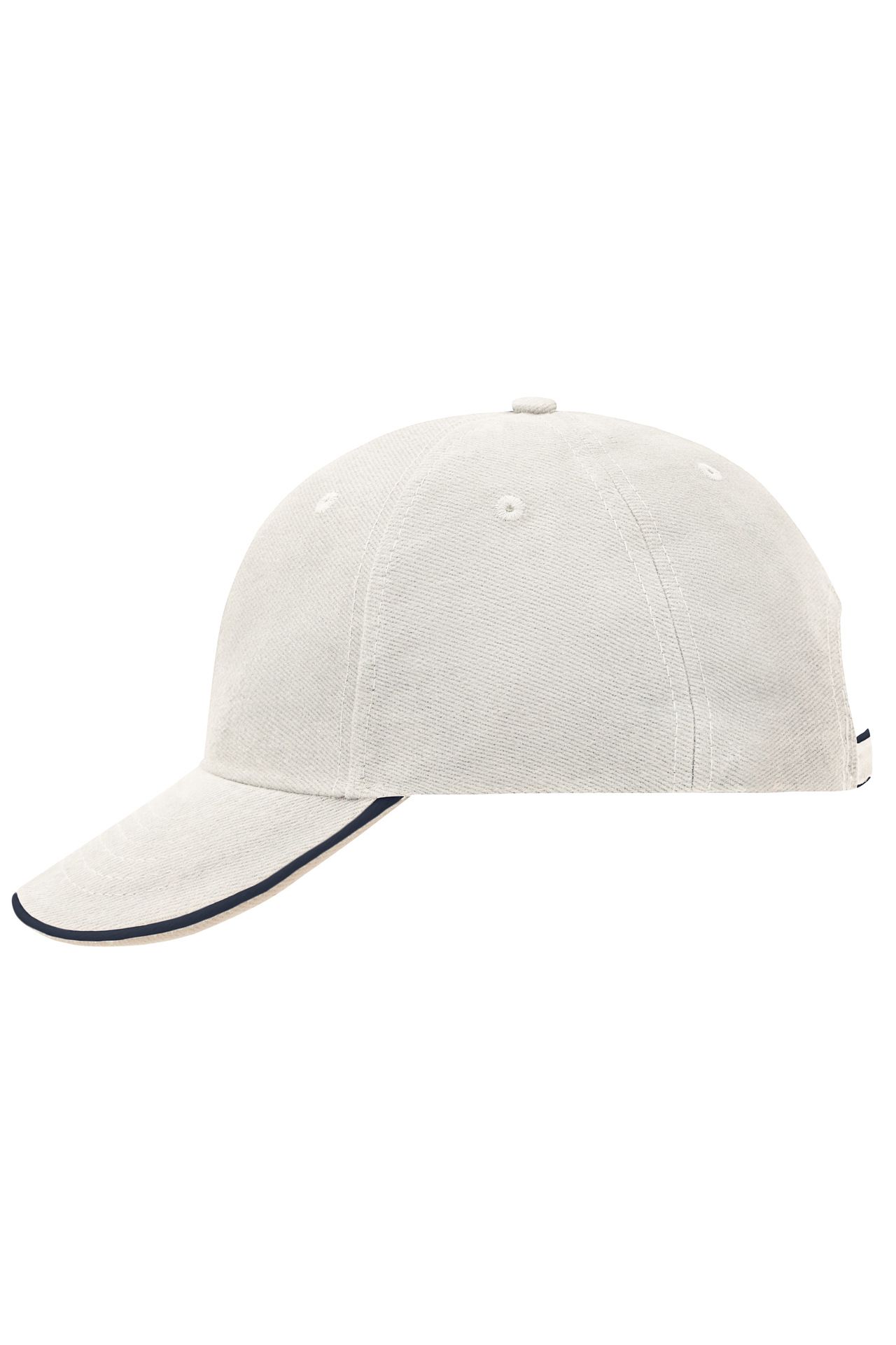 6 Panel Cap mit doppeltem Sandwich