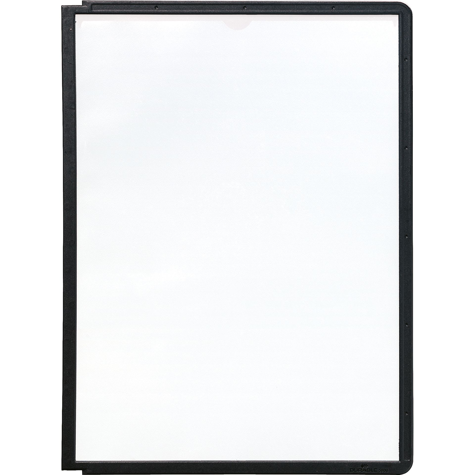 Sichttafel SHERPA Panel DIN A4 PP schwarz