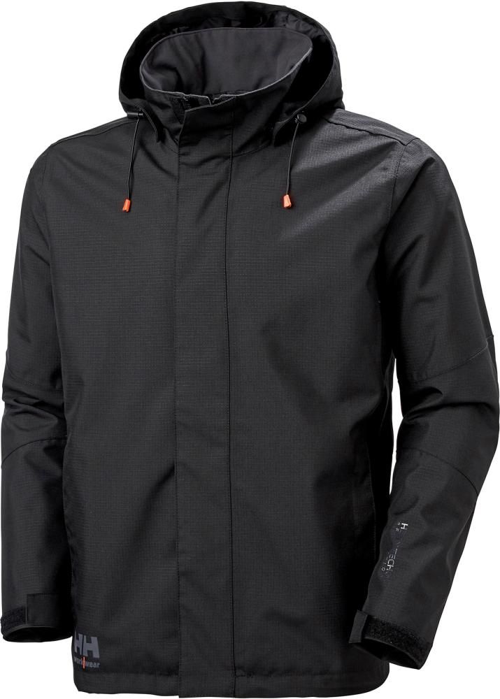 Shell Jacket Oxford, Gr. 2XL, schwarz