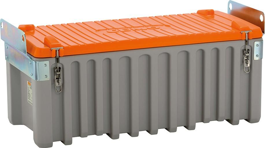 Werkzeugbox CEMbox 250 l B1070xT450xH380 mm grau/orange kranbar