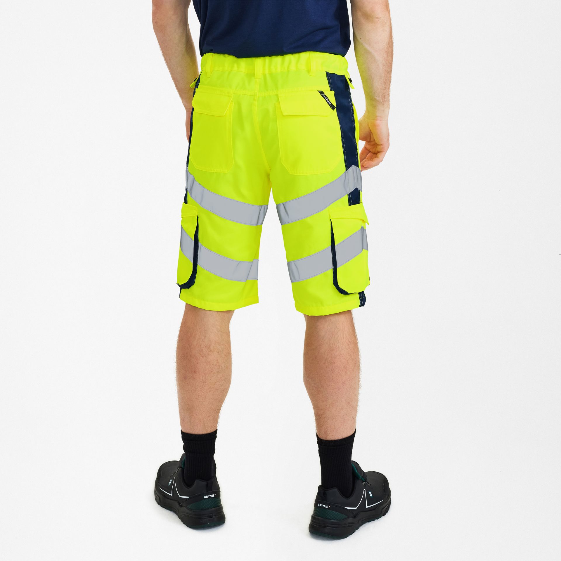 Safety Light Arbeitsshorts Gelb/Blue Ink, Gr. 48