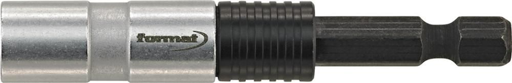 Schnellwechsel-Bithalter 1/4" für 1/4" Bits Magnet 60mm extradünn FORMAT