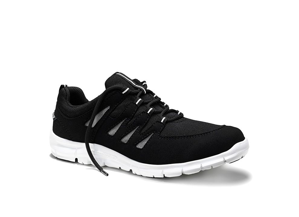 Berufshalbschuh APACHE black-white Low O1, Gr. 40