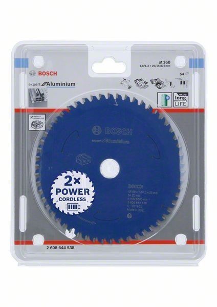 Bosch Akku-Kreissägeblatt Expert for Aluminium