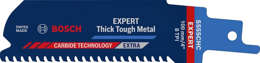 Säbelsägeblatt EXPERT S 555 CHC Bosch VE à 1 Stück Thick Tough Metal