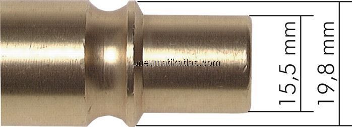 Kupplungsstecker (NW12) 13 (1/2")mm Schlauch