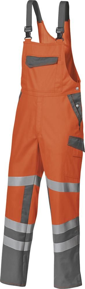 Latzhose 2111 845,Gr.44, warnorange/dunkelgrau
