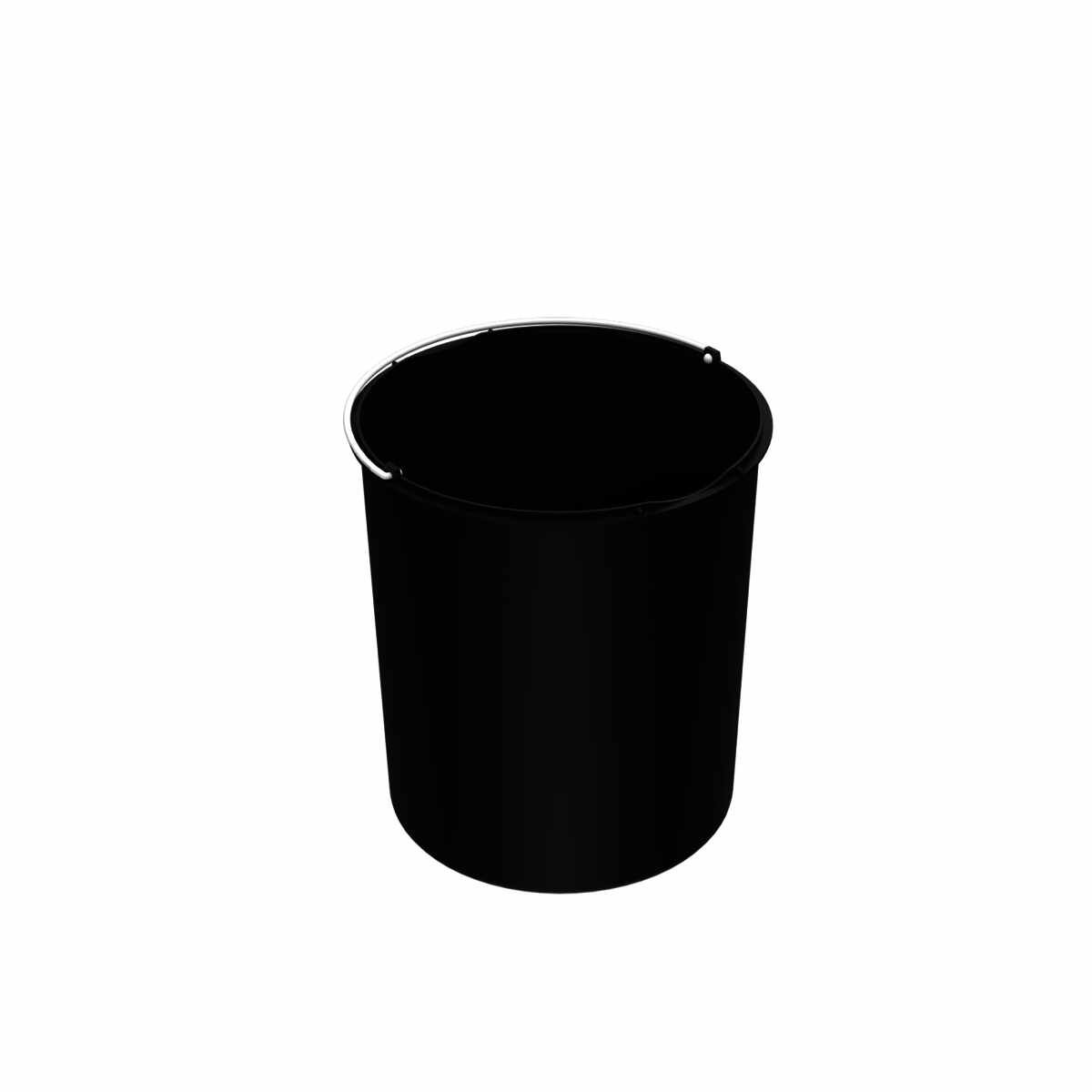 Eimer 11 l, Kunststoff, schwarz, B x T x H 265 x 2