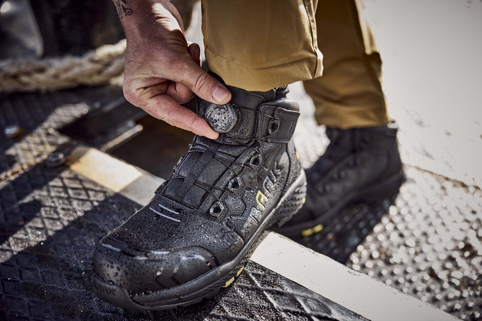 Stiefel Alexander 223013,S3S FO HRO LG SR ESD, Gr.38