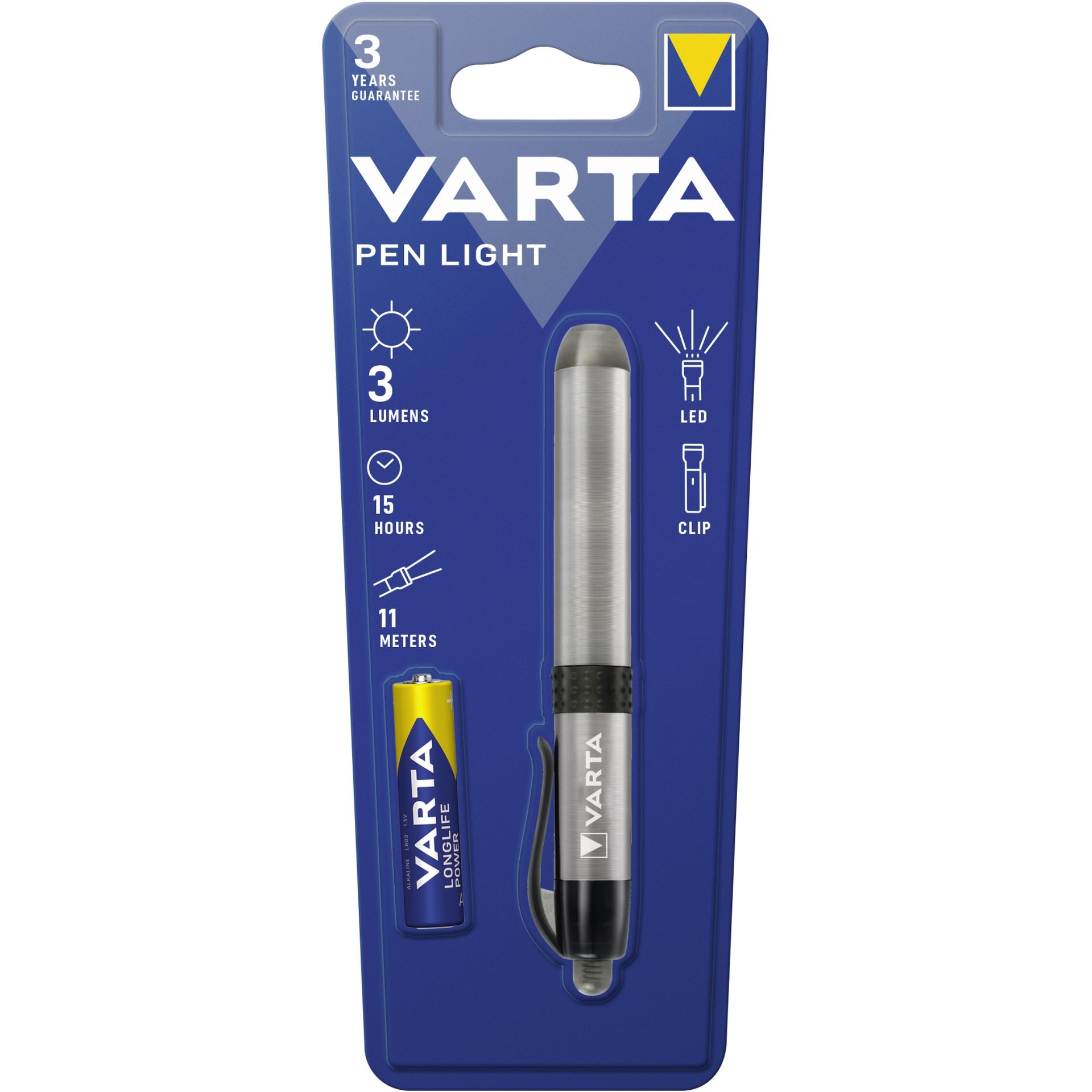 Taschenlampe Pen Light LED Aluminium