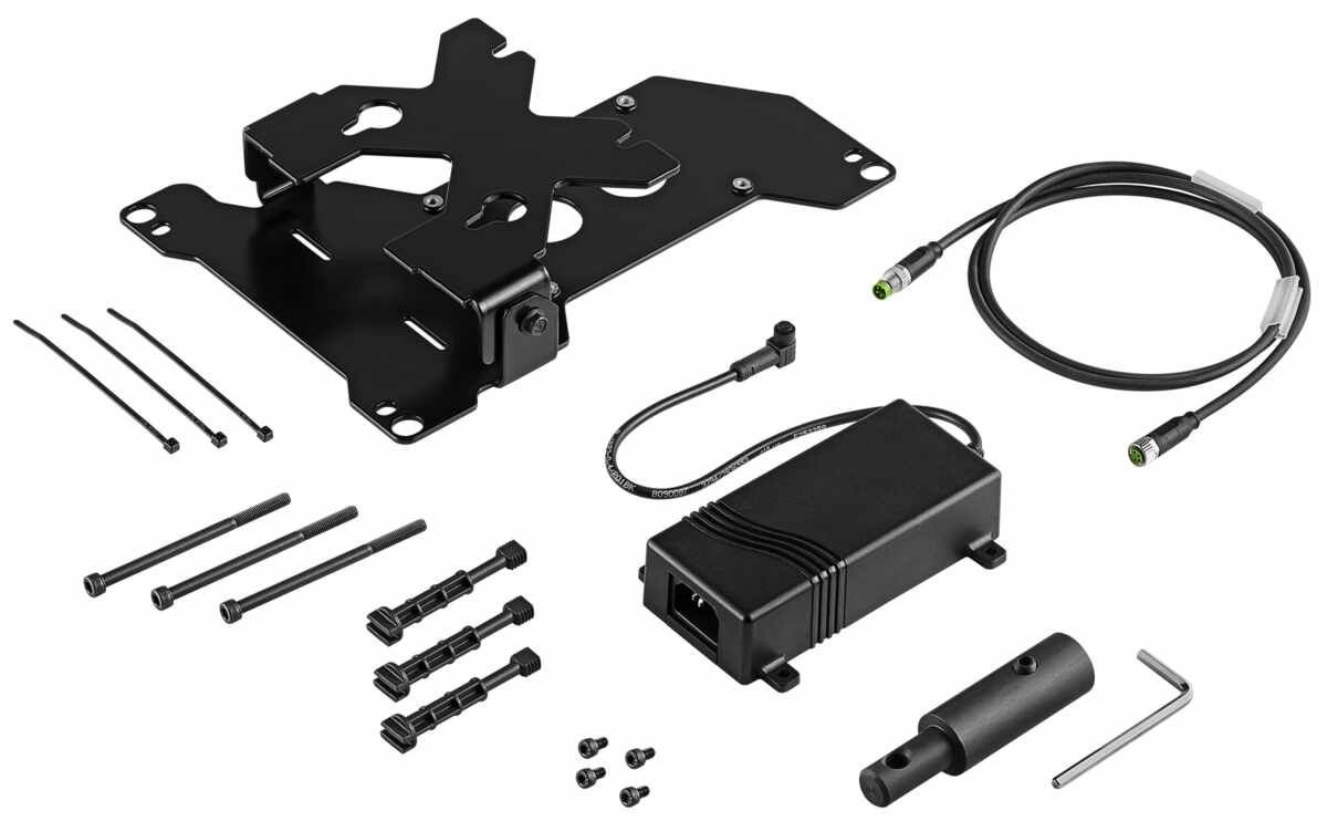 EASYSTICK-Computer Halterung mit Zubehör für EASYSTICK, R9005 tiefschwarz