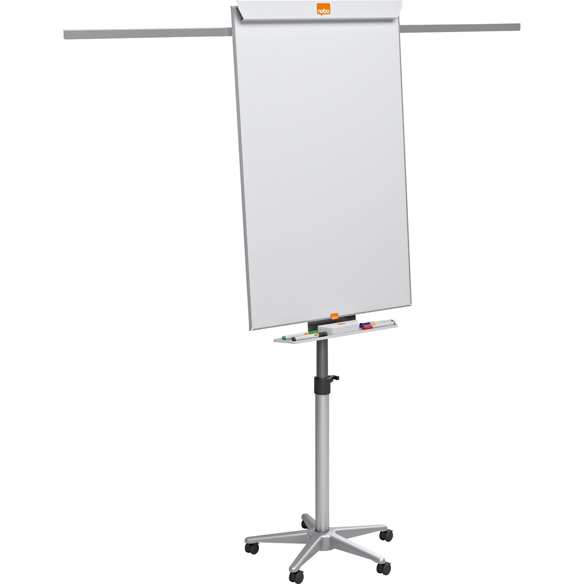 Flipchart Piranha mobil 70x100cm Sternfuß silber