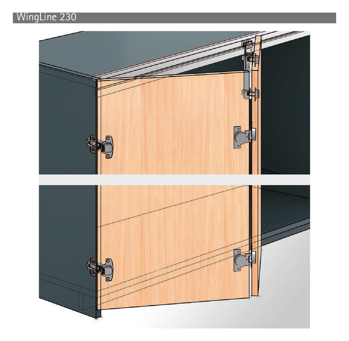 HETTICH Laufprofil WingLine 230