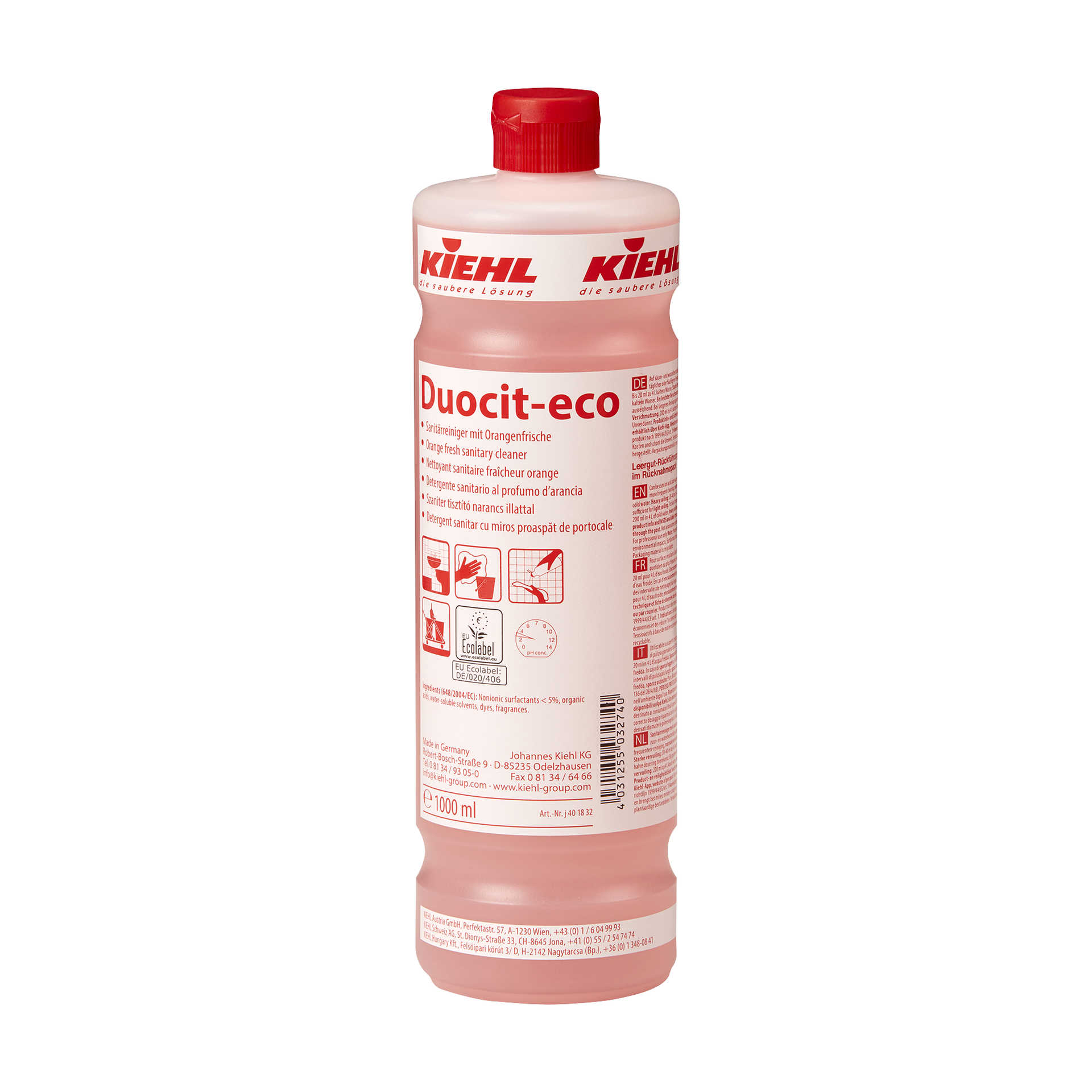 Duocit-eco Sanitärreiniger mit Orangenfrische