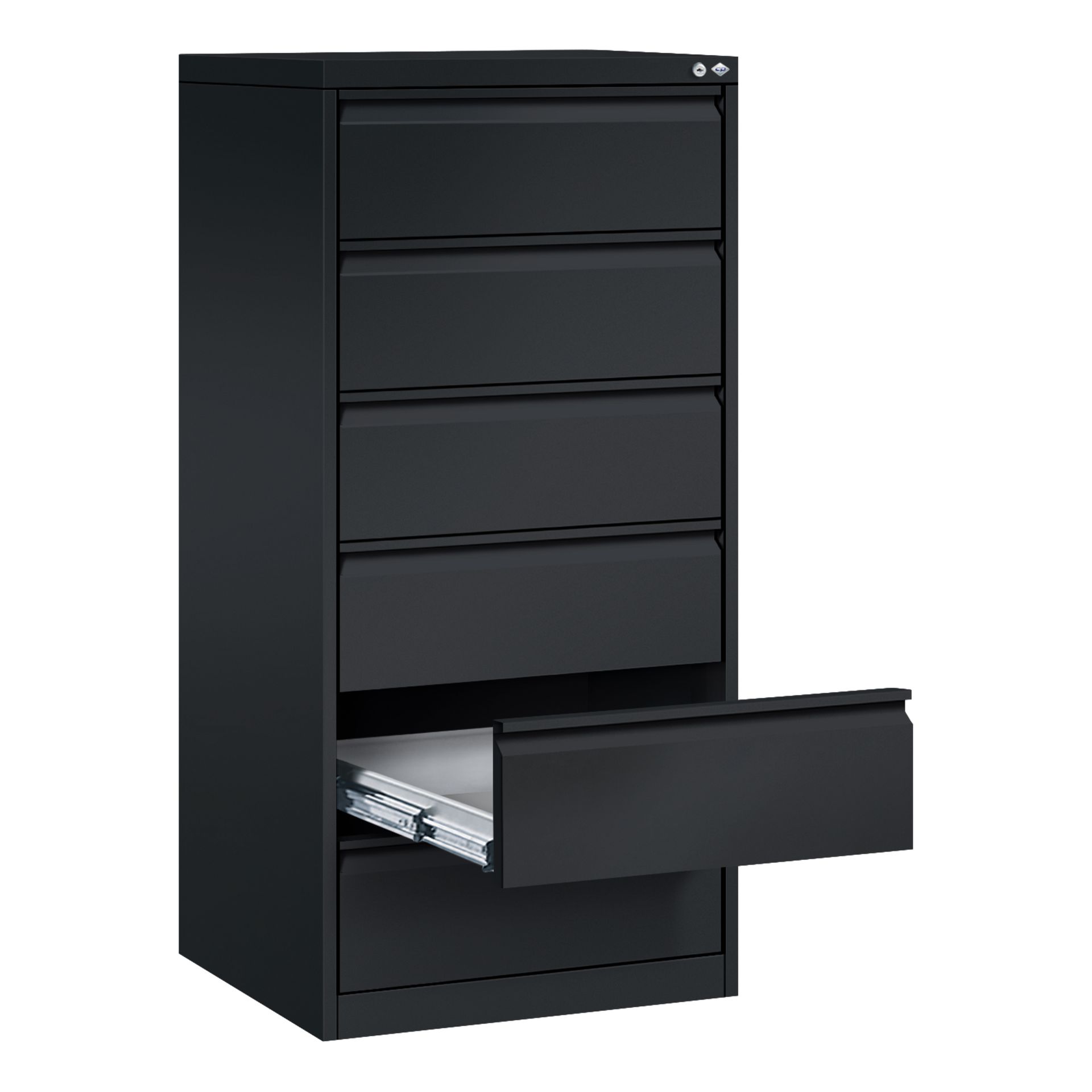 Karteischrank Acurado A5quer 6xSchub sgr