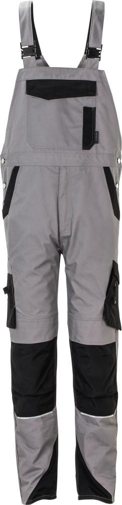 Latzhose, zink/schwarz, Gr.94 Norit