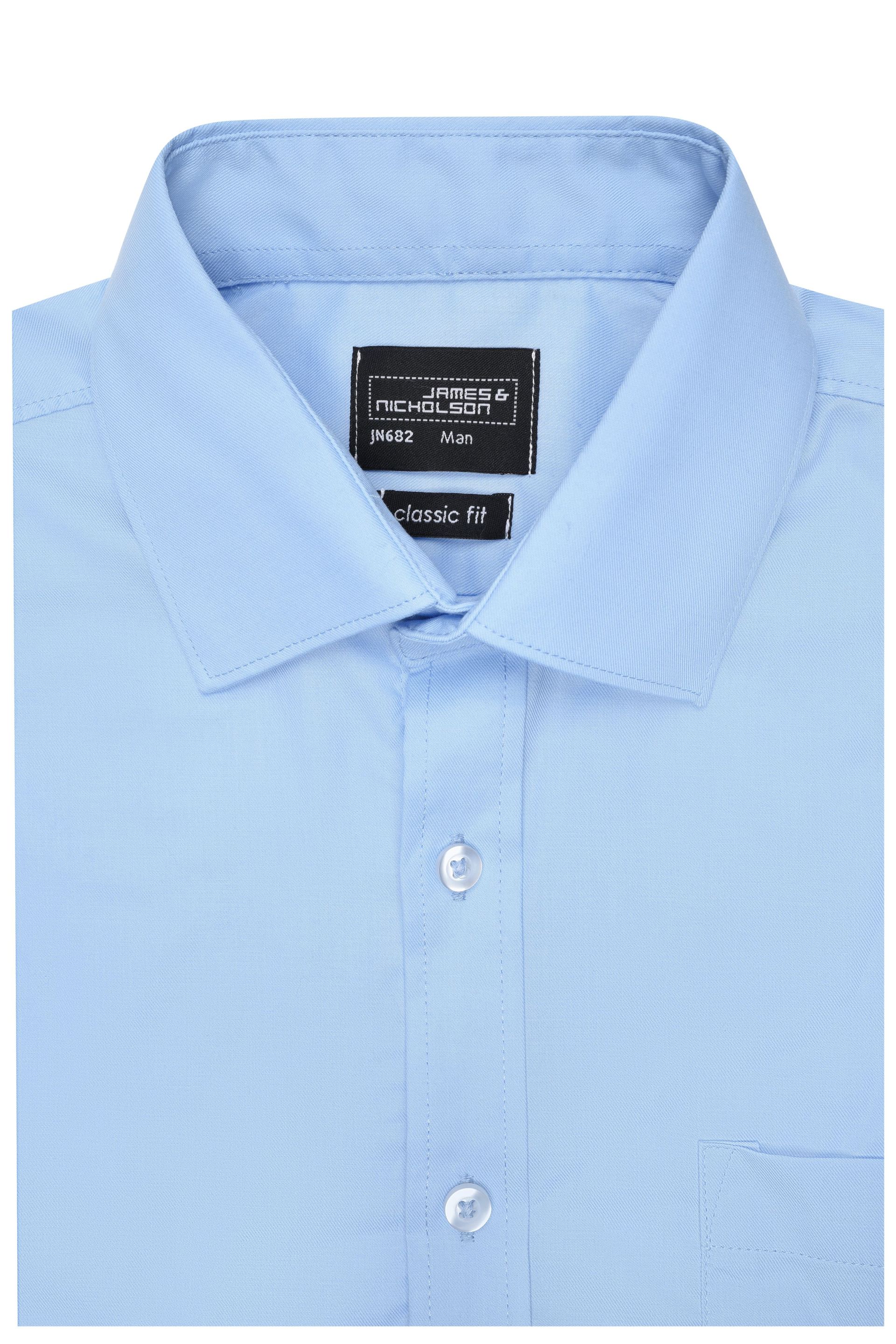 James & Nicholson JN682 Herren-Hemd, Pink, Gr. 4XL
