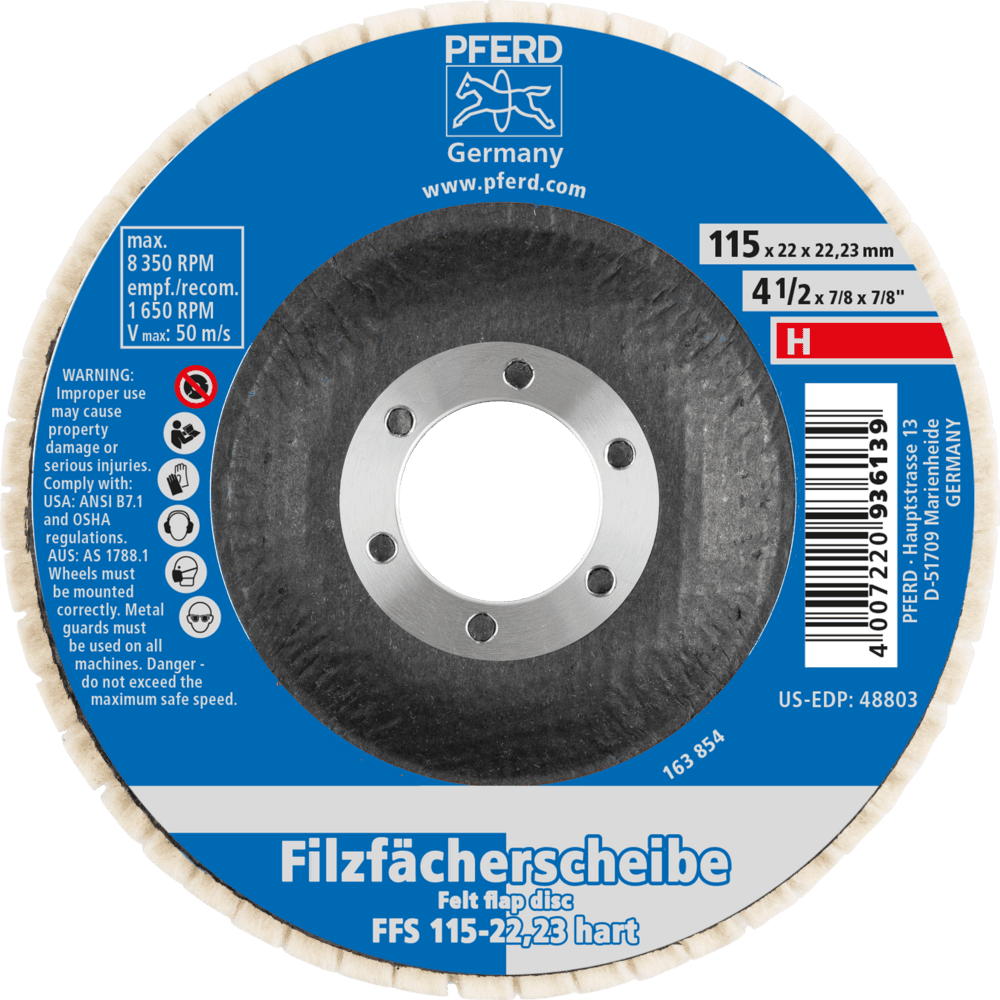 PFERD Polierwerkzeuge FFS 115/22,23 H