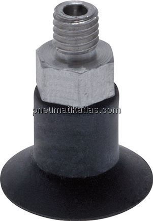 Flachsauger, P-Serie, 5,0x0,5mm, CR (50A, schwarz)