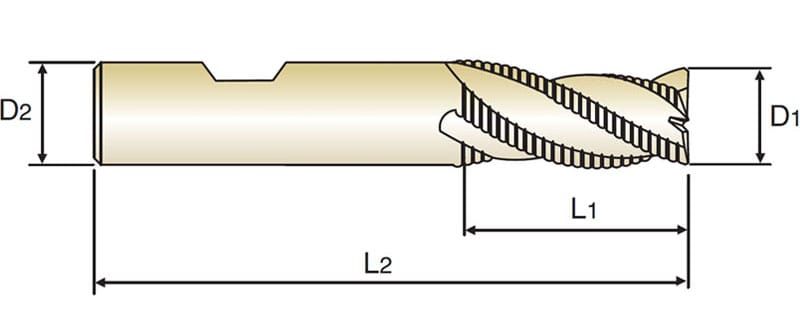 ALU-POWER Z3 SCHRUPPFRÄSER LANG
