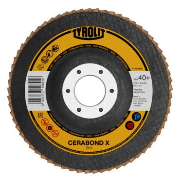 TYROLIT Fächerschleifscheiben, "Premium CerabondX"