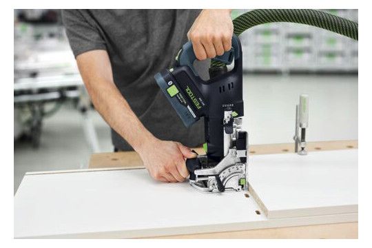 FESTOOL Akku-Dübelfräse, "DOMINO"
