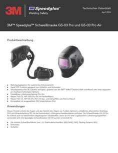 3M™ Speedglas™ Automatikschweißfilter, mit unserer Natural Colour Technology, G5-01/03NC ADF, 630010