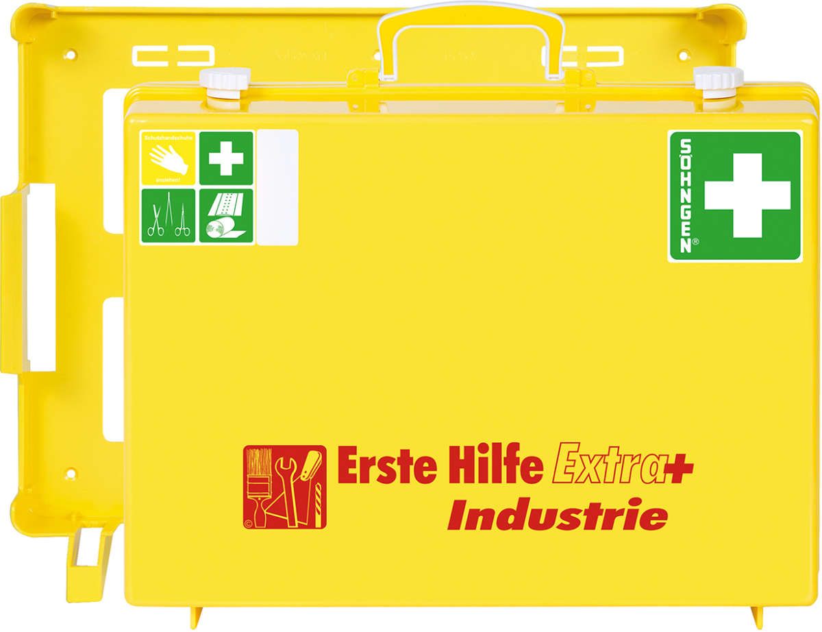Erste-Hilfe-Koffer Extra+Industrie, DIN 13157,gelb