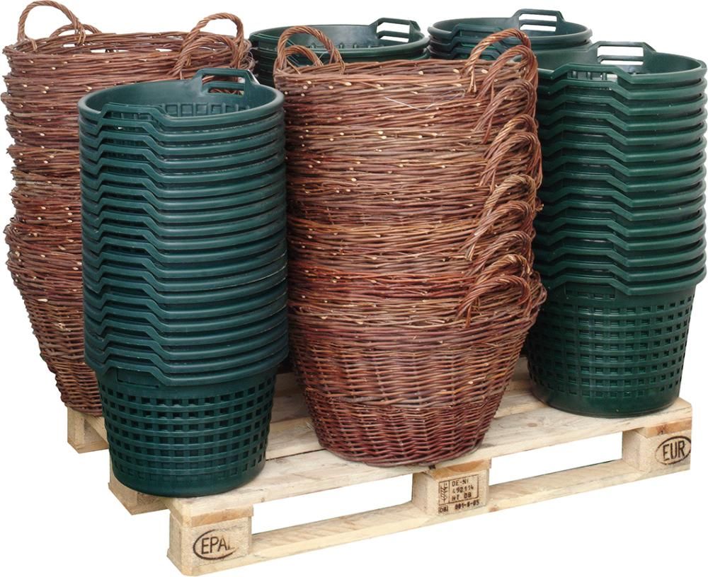 Gartenkorb Kunststoffu. Weide Classic FWDisplay eschaffungsartikel