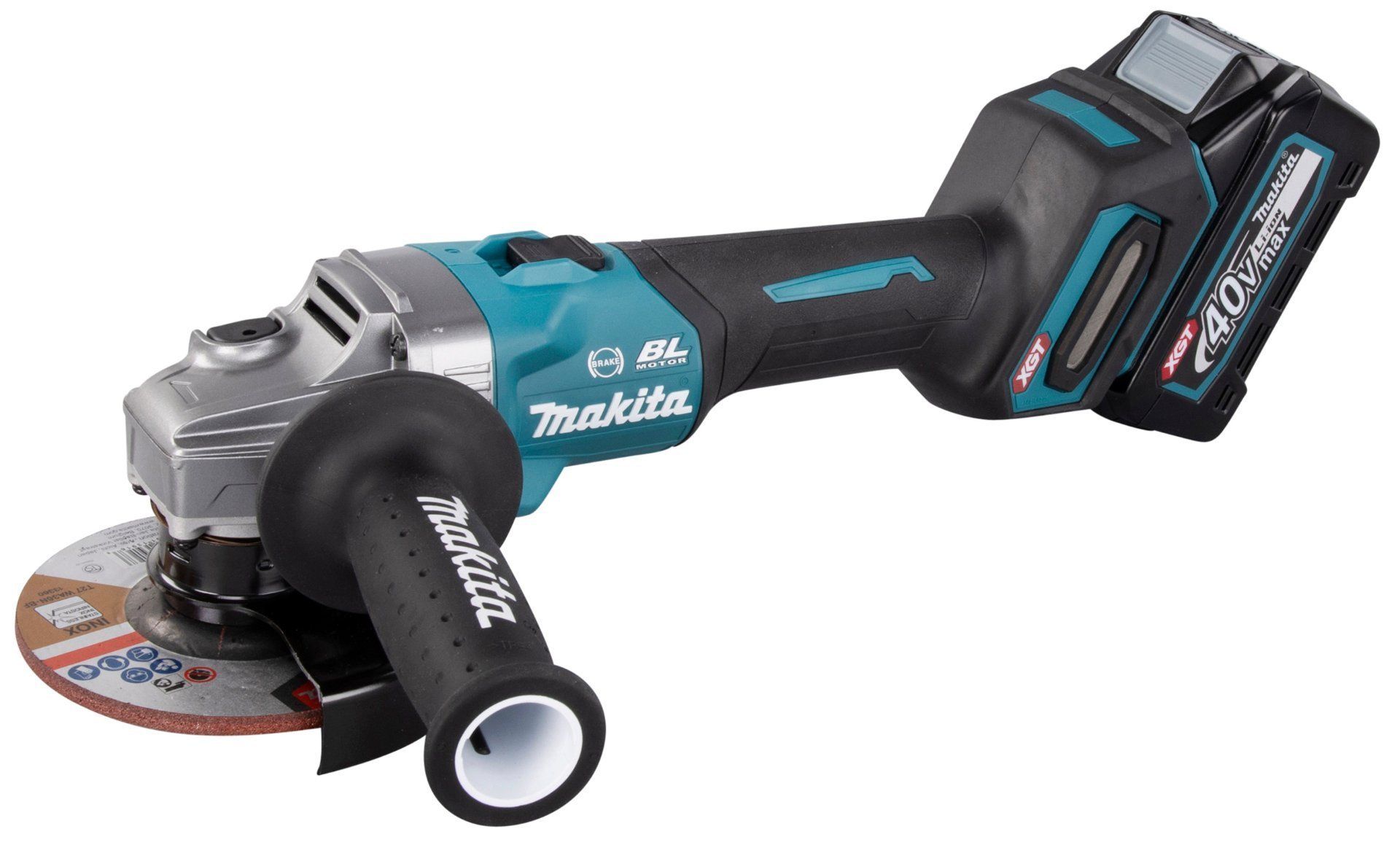 Makita Akku-Winkelschleifer GA005GM201 40V max.