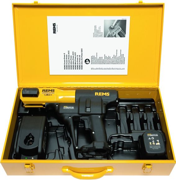 REMS Hybrid-Radialpresse im Koffer