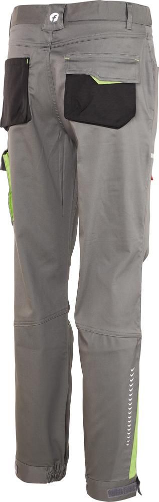 Herren-Cargohose Flex grau/schwarz/lime Gr. 27 FORTIS