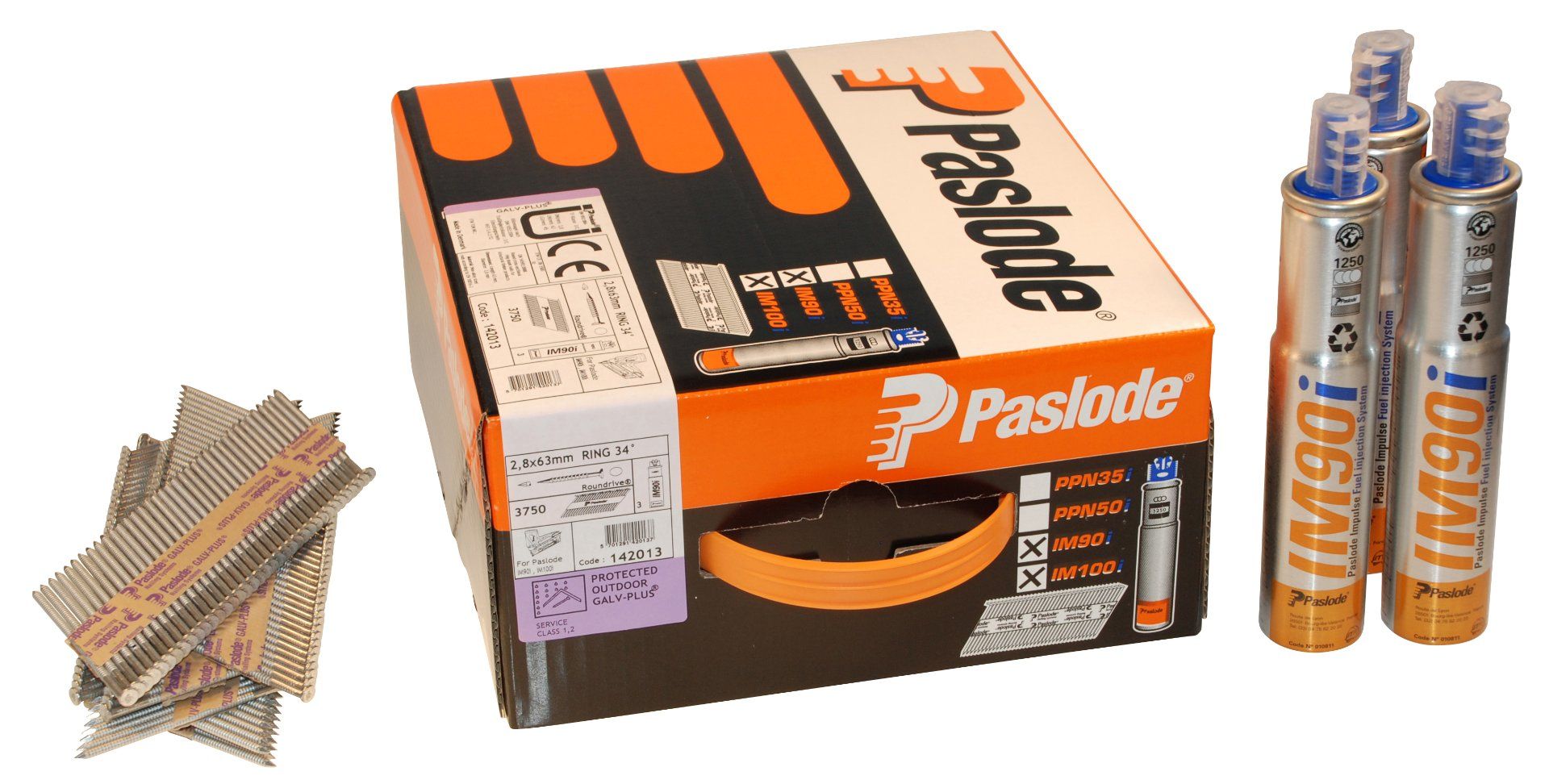 Paslode Pack Im90 3,1 x 90 Rs Uni Galv+ Impulse Pack