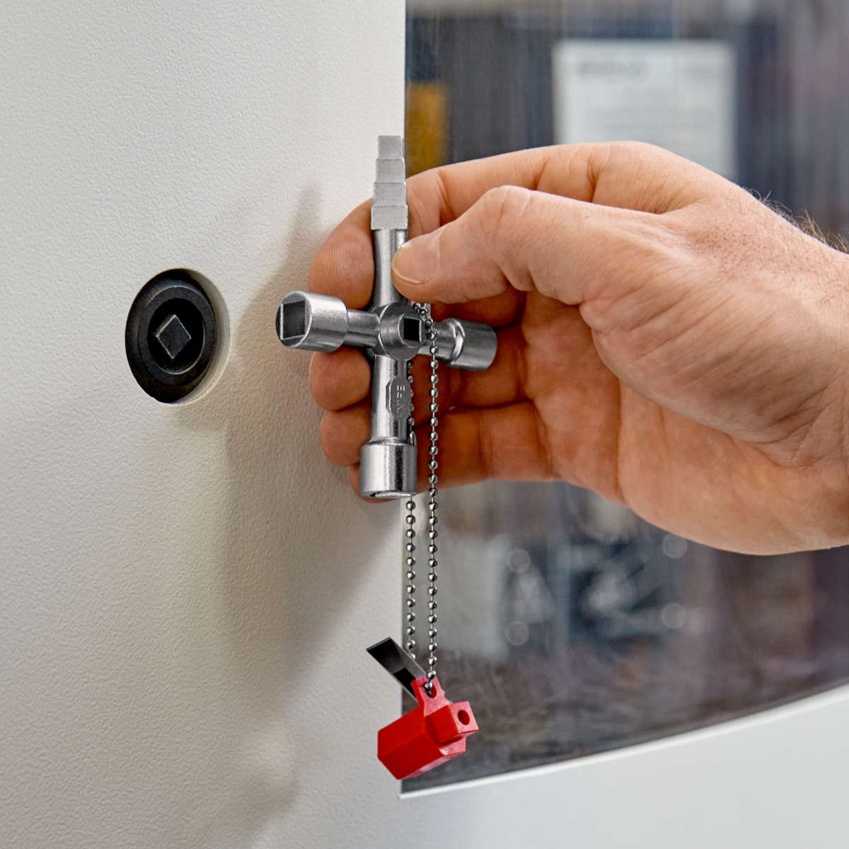 KNIPEX 00 11 04 Profi-Key für gängige Absperrsysteme 90 mm (SB-Karte/Blister)
