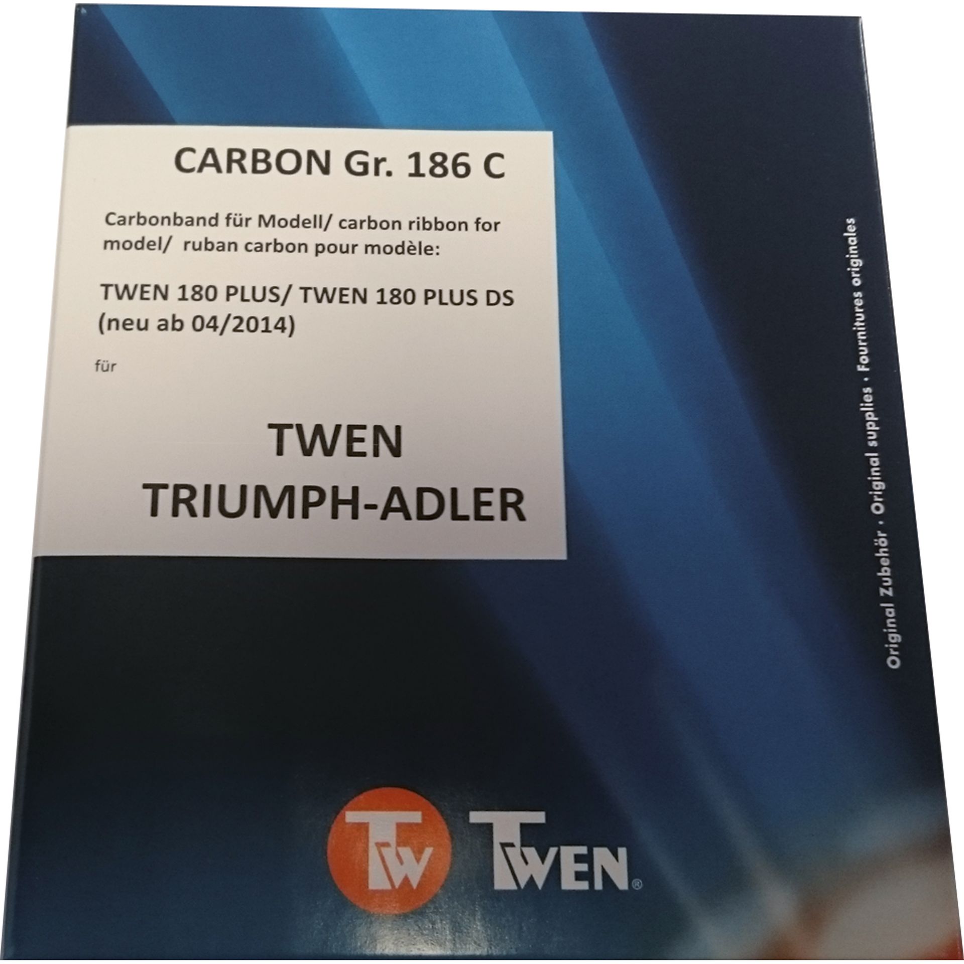 Farbband Gr.186C Carbon schwarz