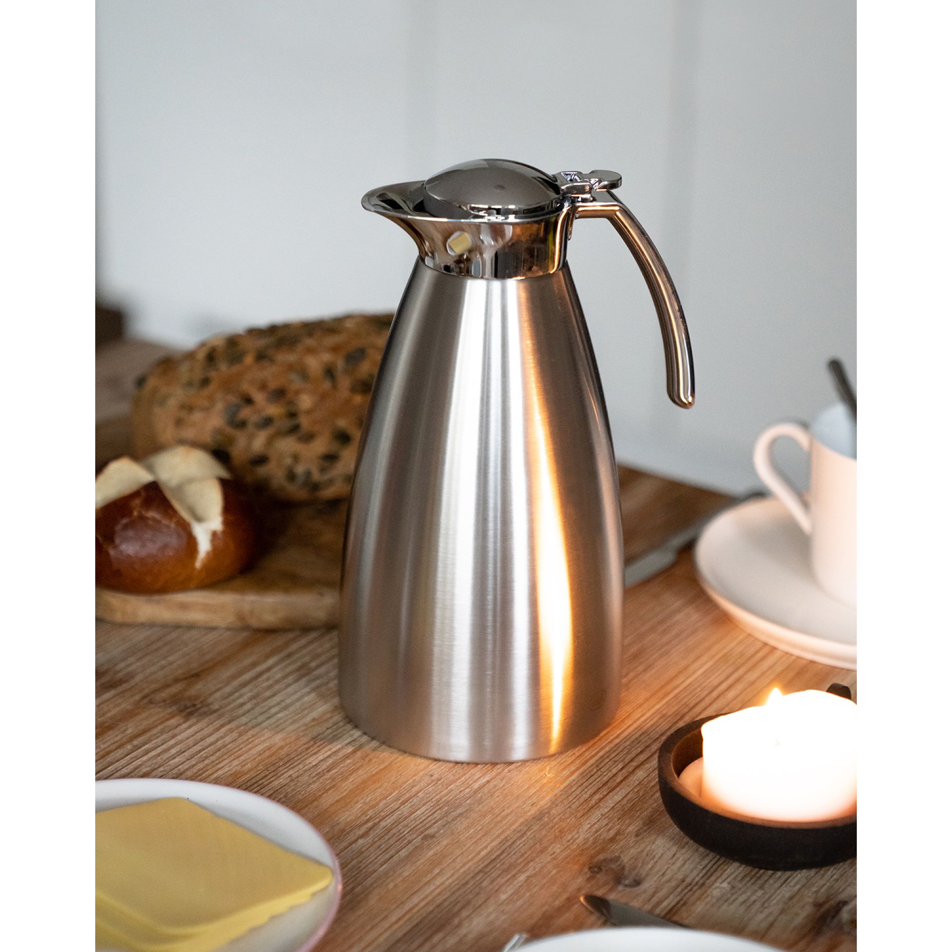 Isolierkanne Gusto TT 1l Metall/Edelstahl si