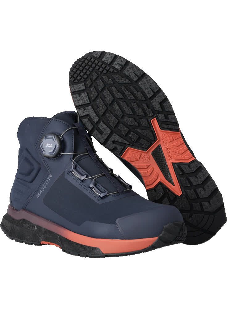 Sicherheitsstiefel Schwarzblau/Bordeaux, 1042