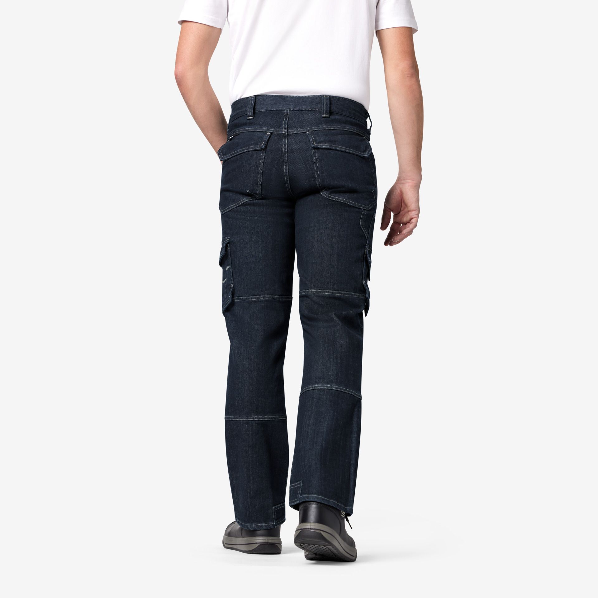 FHB Stretch-Jeans Arbeitshose WILHELM schwarzblau - Gr. 44