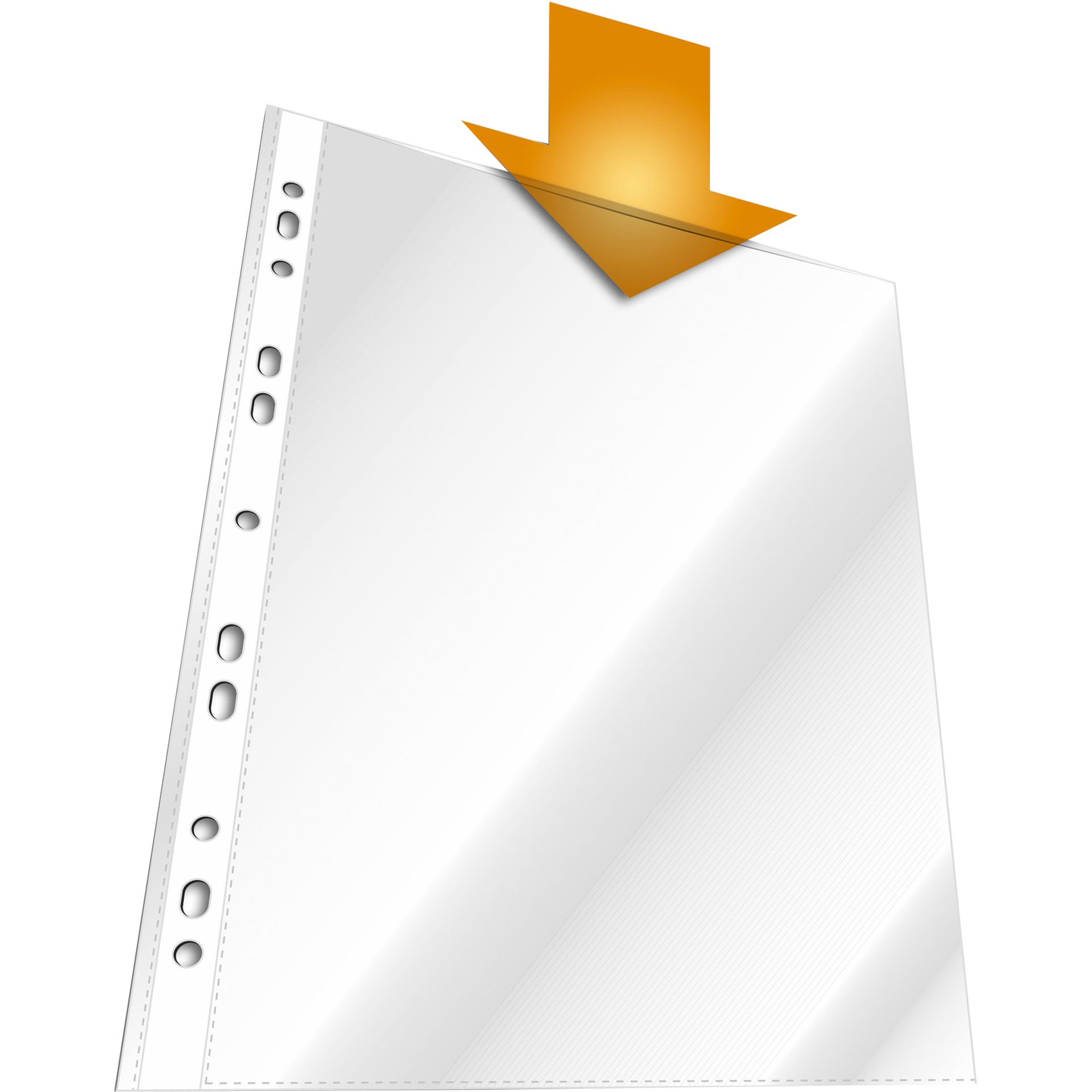 Prospekthülle Glasklar A4 tr 100 St./Pack.